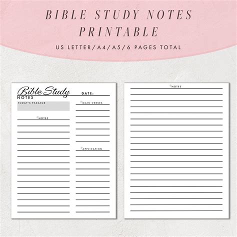 bible study notes template|free printable bible study notes.